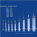 3ml jeringa médica plástica desechable con la aguja (CE, ISO)